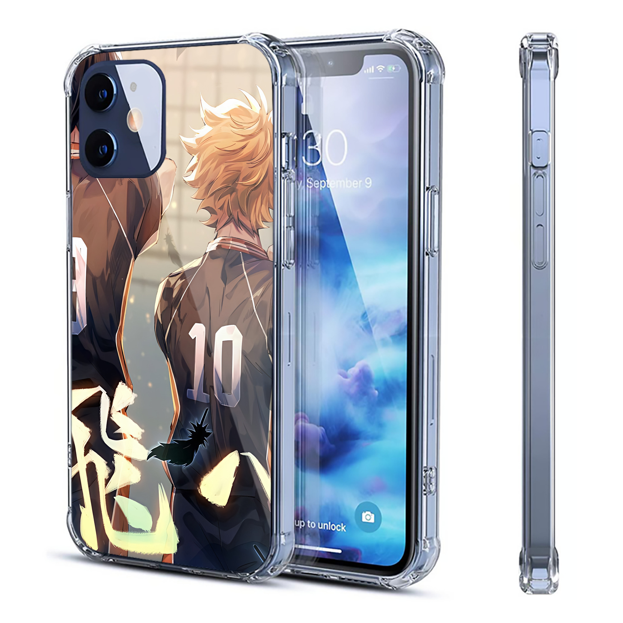 （画像用） ハイキュー!! Haikyu!! 【iPhone 12シリーズ対応】透明スマホケース（クリアソフトケース）